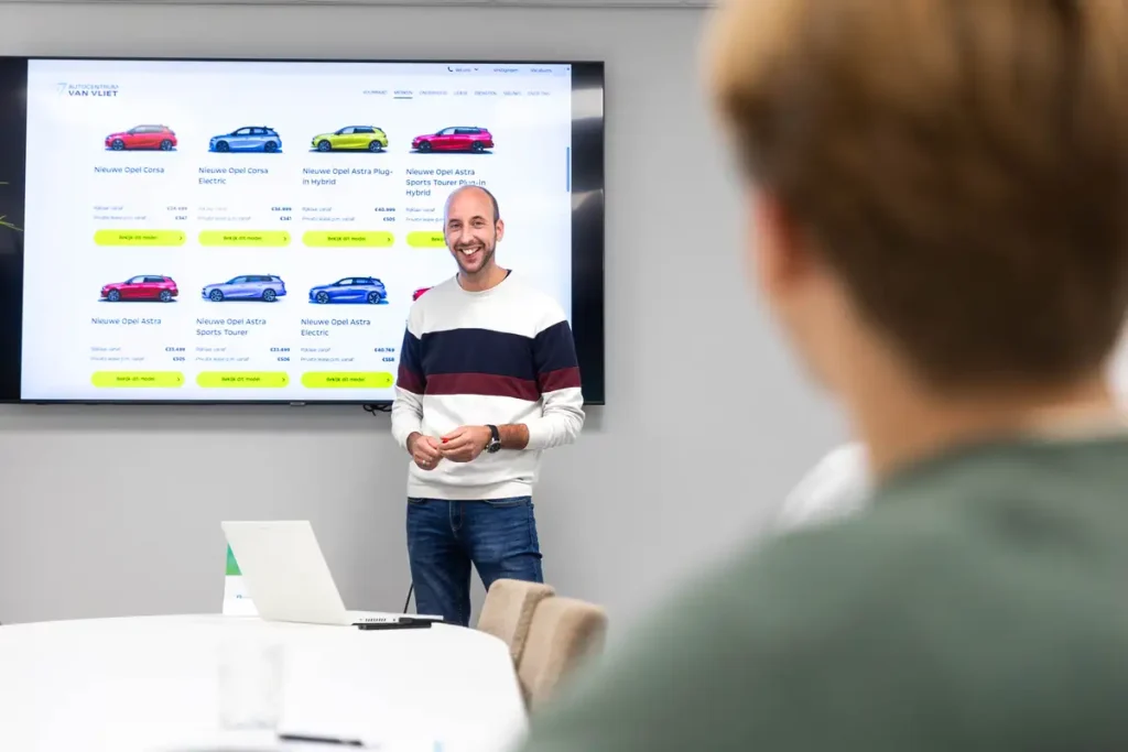 Presentatie bij Autocentrum Van Vliet